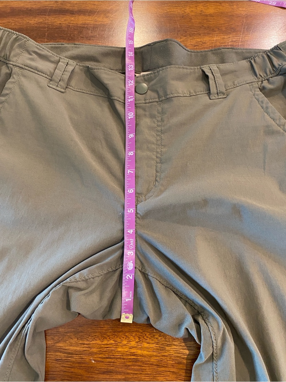 Duluth trading Co womens dry on the fly pants size 14 x 31 olive green outdoors - Picture 7 of 8